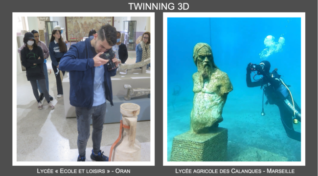 TWINNING 3D PROJECT: A CULTURAL EXCHANGE BETWEEN MEDITERRANEAN HIGH SCHOOL STUDENTS